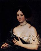 Jacob Ferdinand Voet Maria Mancini as Cleopatra oil painting
